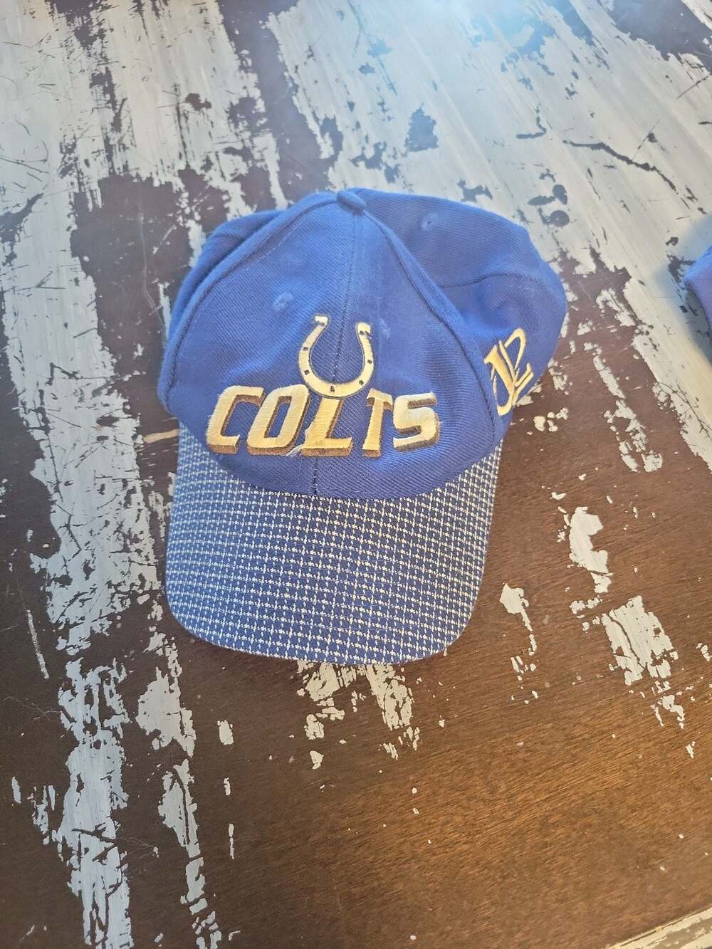 Vintage NFL Pro Line Indianapolis Colts Embroidered Blue and White Hat